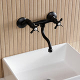 Essex Double-Handle 2-Hole Wall Mount Bathroom Faucet