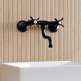 Essex Double-Handle 2-Hole Wall Mount Bathroom Faucet