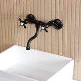 Essex Double-Handle 2-Hole Wall Mount Bathroom Faucet