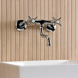 Essex Double-Handle 2-Hole Wall Mount Bathroom Faucet