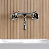 Essex Double-Handle 2-Hole Wall Mount Bathroom Faucet