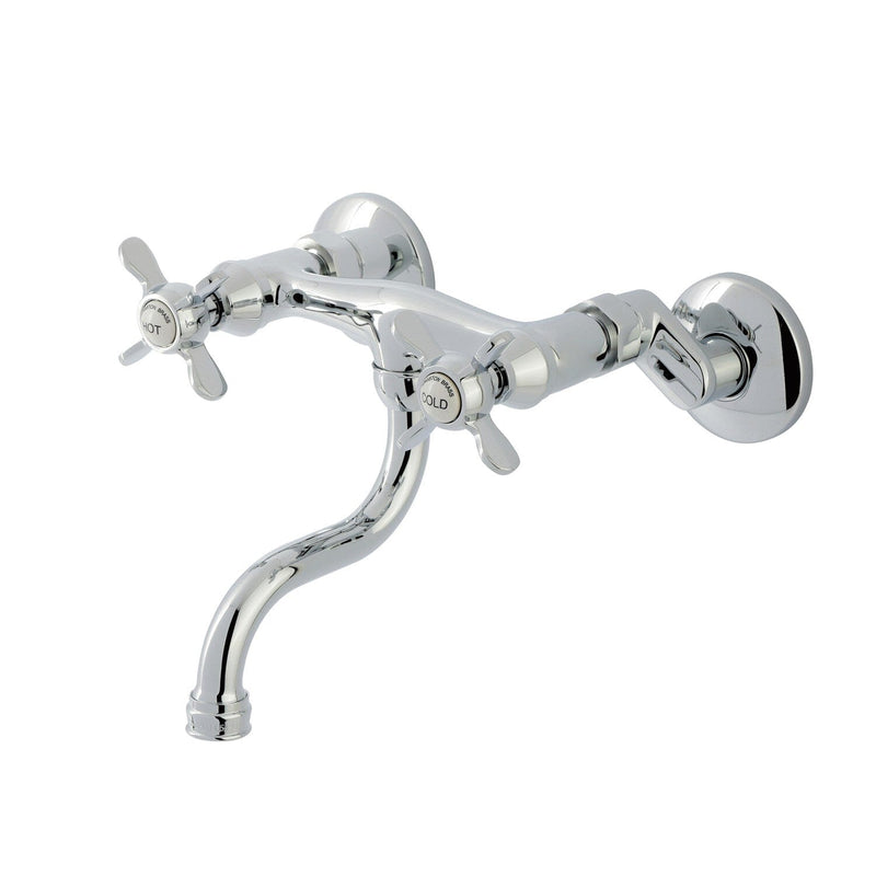 Essex Double-Handle 2-Hole Wall Mount Bathroom Faucet