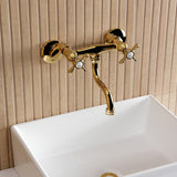 Essex Double-Handle 2-Hole Wall Mount Bathroom Faucet