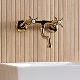Essex Double-Handle 2-Hole Wall Mount Bathroom Faucet