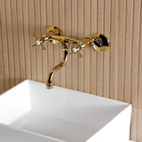 Essex Double-Handle 2-Hole Wall Mount Bathroom Faucet