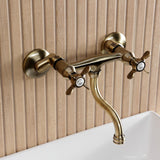 Essex Double-Handle 2-Hole Wall Mount Bathroom Faucet