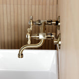 Essex Double-Handle 2-Hole Wall Mount Bathroom Faucet