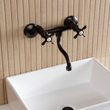 Essex Double-Handle 2-Hole Wall Mount Bathroom Faucet