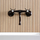 Essex Double-Handle 2-Hole Wall Mount Bathroom Faucet