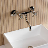 Essex Double-Handle 2-Hole Wall Mount Bathroom Faucet