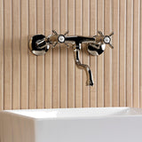 Essex Double-Handle 2-Hole Wall Mount Bathroom Faucet