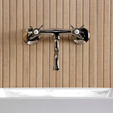 Essex Double-Handle 2-Hole Wall Mount Bathroom Faucet