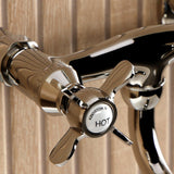 Essex Double-Handle 2-Hole Wall Mount Bathroom Faucet