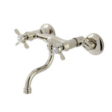 Essex Double-Handle 2-Hole Wall Mount Bathroom Faucet