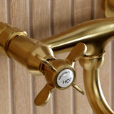 Essex Double-Handle 2-Hole Wall Mount Bathroom Faucet