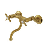 Essex Double-Handle 2-Hole Wall Mount Bathroom Faucet