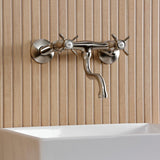 Essex Double-Handle 2-Hole Wall Mount Bathroom Faucet