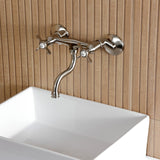 Essex Double-Handle 2-Hole Wall Mount Bathroom Faucet
