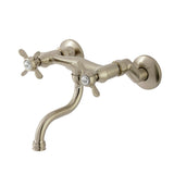 Essex Double-Handle 2-Hole Wall Mount Bathroom Faucet