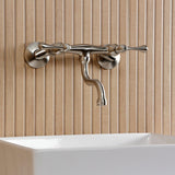 Kingston Double-Handle 2-Hole Wall Mount Bathroom Faucet