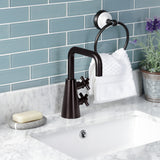 Constantine Two-Handle 1-Hole Bathroom Faucet with Push Pop-Up Drain