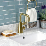 Constantine Two-Handle 1-Hole Bathroom Faucet with Push Pop-Up Drain