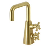 Constantine Two-Handle 1-Hole Bathroom Faucet with Push Pop-Up Drain