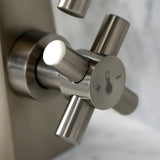Constantine Two-Handle 1-Hole Bathroom Faucet with Push Pop-Up Drain