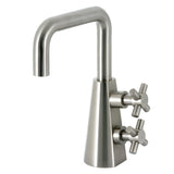 Constantine Two-Handle 1-Hole Bathroom Faucet with Push Pop-Up Drain