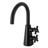 Constantine Two-Handle 1-Hole Bathroom Faucet with Push Pop-Up Drain