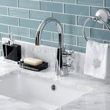 Constantine Two-Handle 1-Hole Bathroom Faucet with Push Pop-Up Drain
