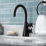 Constantine Two-Handle 1-Hole Bathroom Faucet with Push Pop-Up Drain