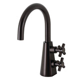Constantine Two-Handle 1-Hole Bathroom Faucet with Push Pop-Up Drain