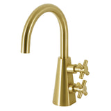 Constantine Two-Handle 1-Hole Bathroom Faucet with Push Pop-Up Drain