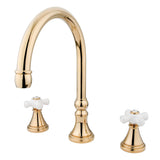 Roman Two-Handle 3-Hole Deck Mount Roman Tub Faucet