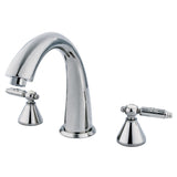 Roman Two-Handle 3-Hole Deck Mount Roman Tub Faucet