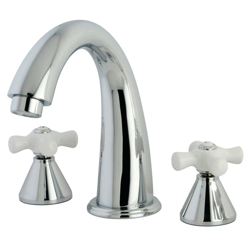 Naples Two-Handle 3-Hole Deck Mount Roman Tub Faucet