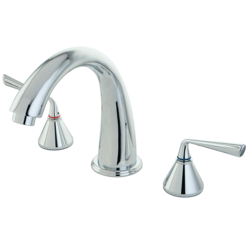 Silver Sage Two-Handle 3-Hole Deck Mount Roman Tub Faucet