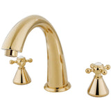 Roman Two-Handle 3-Hole Deck Mount Roman Tub Faucet