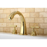 Manhattan Two-Handle 3-Hole Deck Mount Roman Tub Faucet
