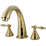 Naples Two-Handle 3-Hole Deck Mount Roman Tub Faucet