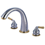 Milano Two-Handle 3-Hole Deck Mount Roman Tub Faucet