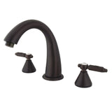 Roman Two-Handle 3-Hole Deck Mount Roman Tub Faucet