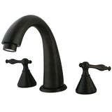 Naples Two-Handle 3-Hole Deck Mount Roman Tub Faucet