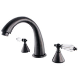 Wilshire Two-Handle 3-Hole Deck Mount Roman Tub Faucet