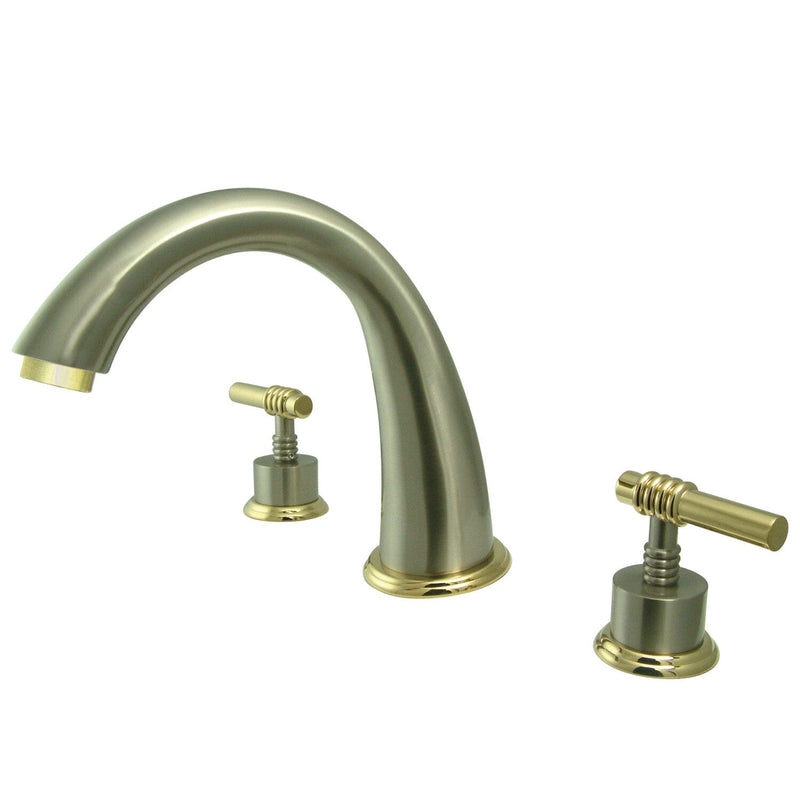 Milano Two-Handle 3-Hole Deck Mount Roman Tub Faucet