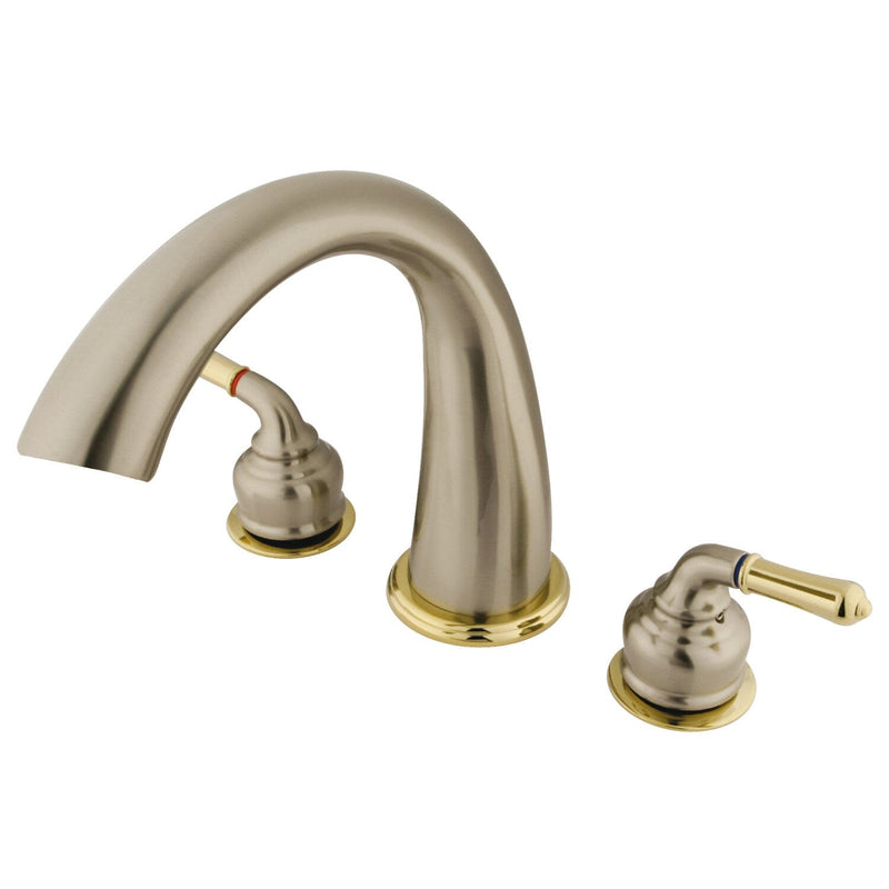 Milano Two-Handle 3-Hole Deck Mount Roman Tub Faucet