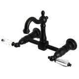 Willshire Double-Handle Wall-Mount Bridge Kitchen Faucet