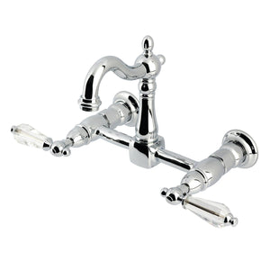 Willshire Double-Handle Wall-Mount Bridge Kitchen Faucet
