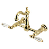 Willshire Double-Handle Wall-Mount Bridge Kitchen Faucet